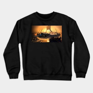 Approaching the Air Wall Crewneck Sweatshirt